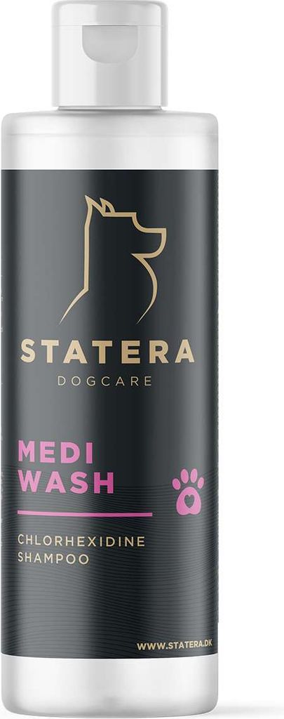 statera dogcare medi wash – clorhexidin shampoo 250 ml
