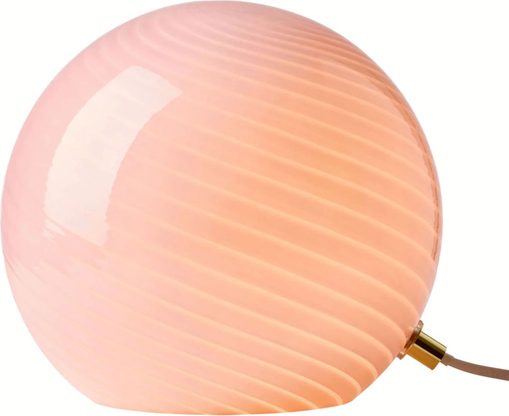 candy bordlampe - ø20 - rose/messing - halo design