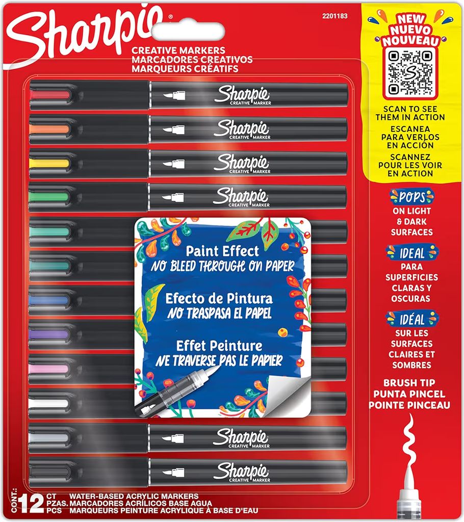 Sharpie Creative Akryl Paint Marker 12 Stk