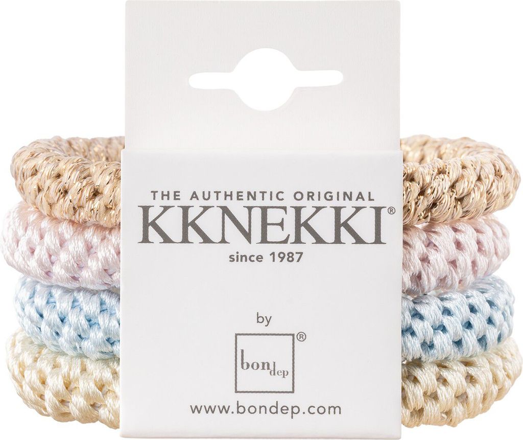 Bon Dep Kknekki Bundle 37 4pcs OneSize - Hårelastikker hos Magasin