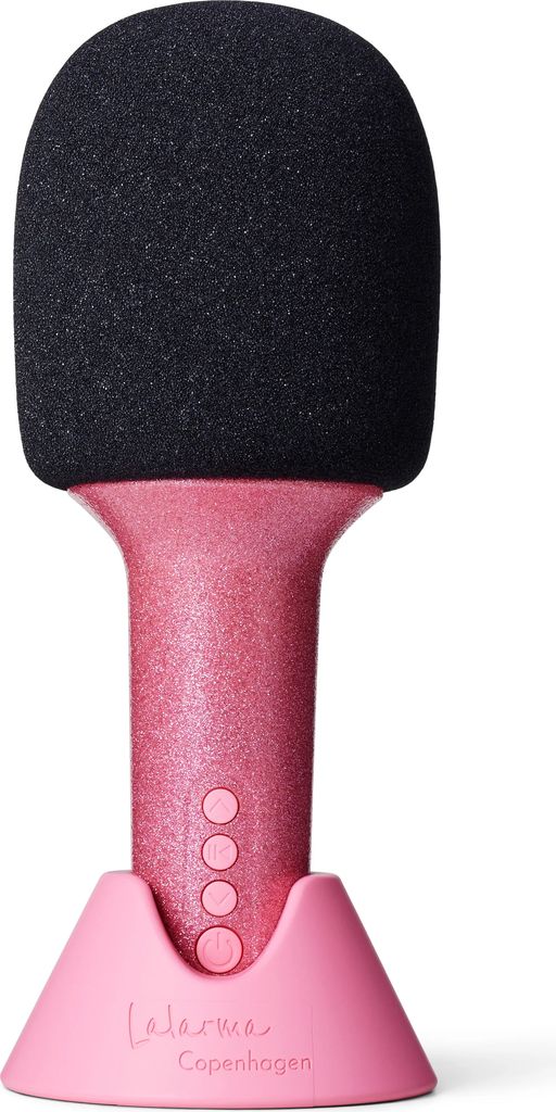 Lalarma Glitter Grove mikrofon - Rosa