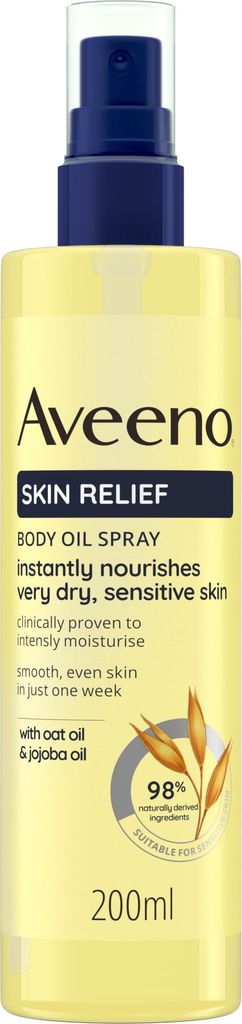 aveeno skin relief body oil spray 200 ml