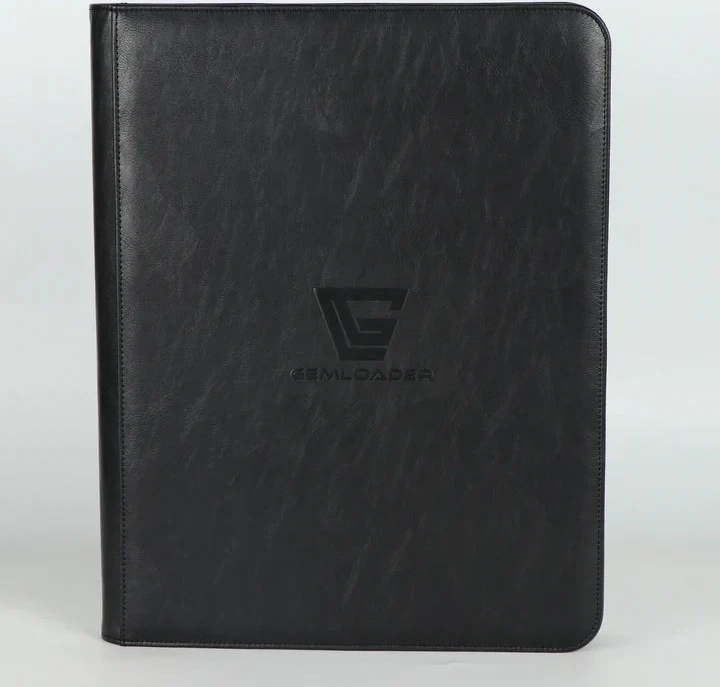 GEMLOADER Premium Toploader Mappe 216 Pockets 3X3 Sort Alm Moms