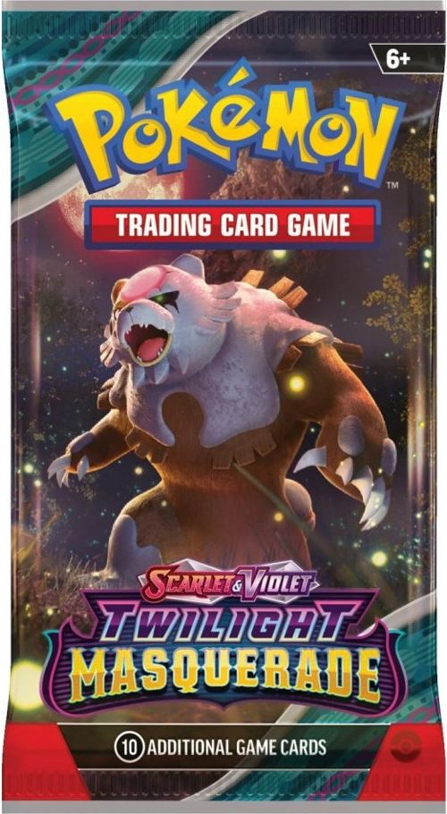 Pokémon Scarlet & Violet Twilight Masquerade Booster Pokémonkort - 6+år