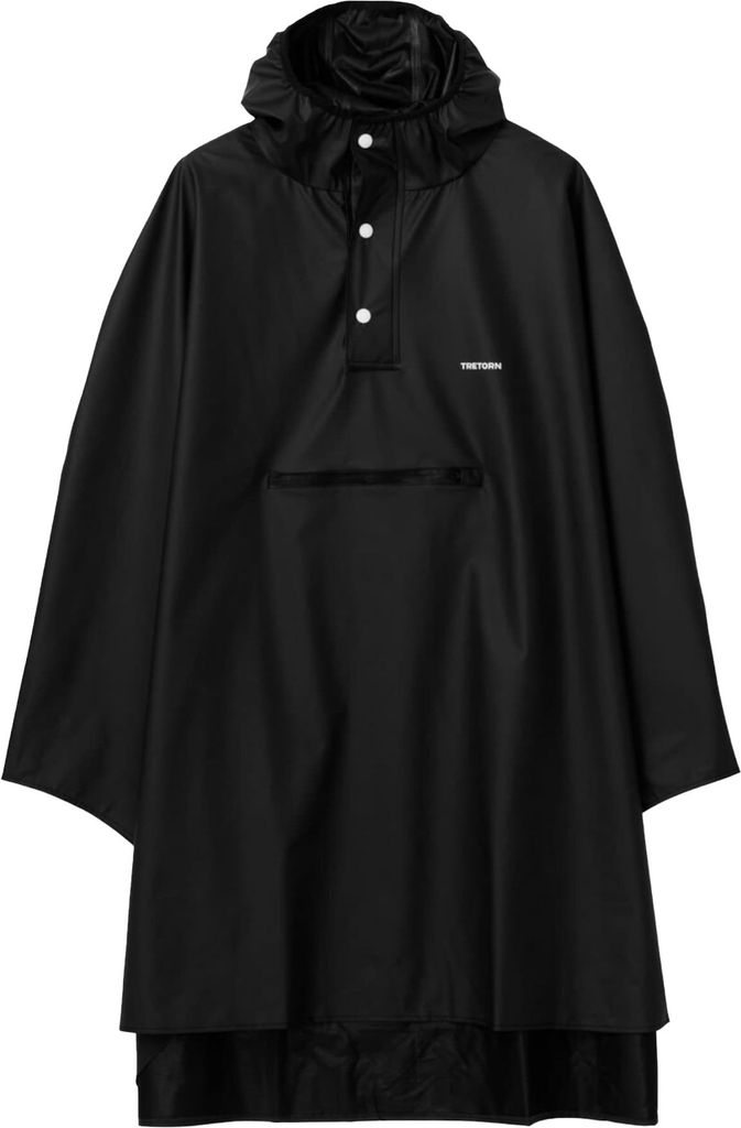 Tretorn PU Light Rainponcho Jet Black