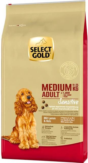 select gold - adult sensitive medium and & kartofler 12 kg