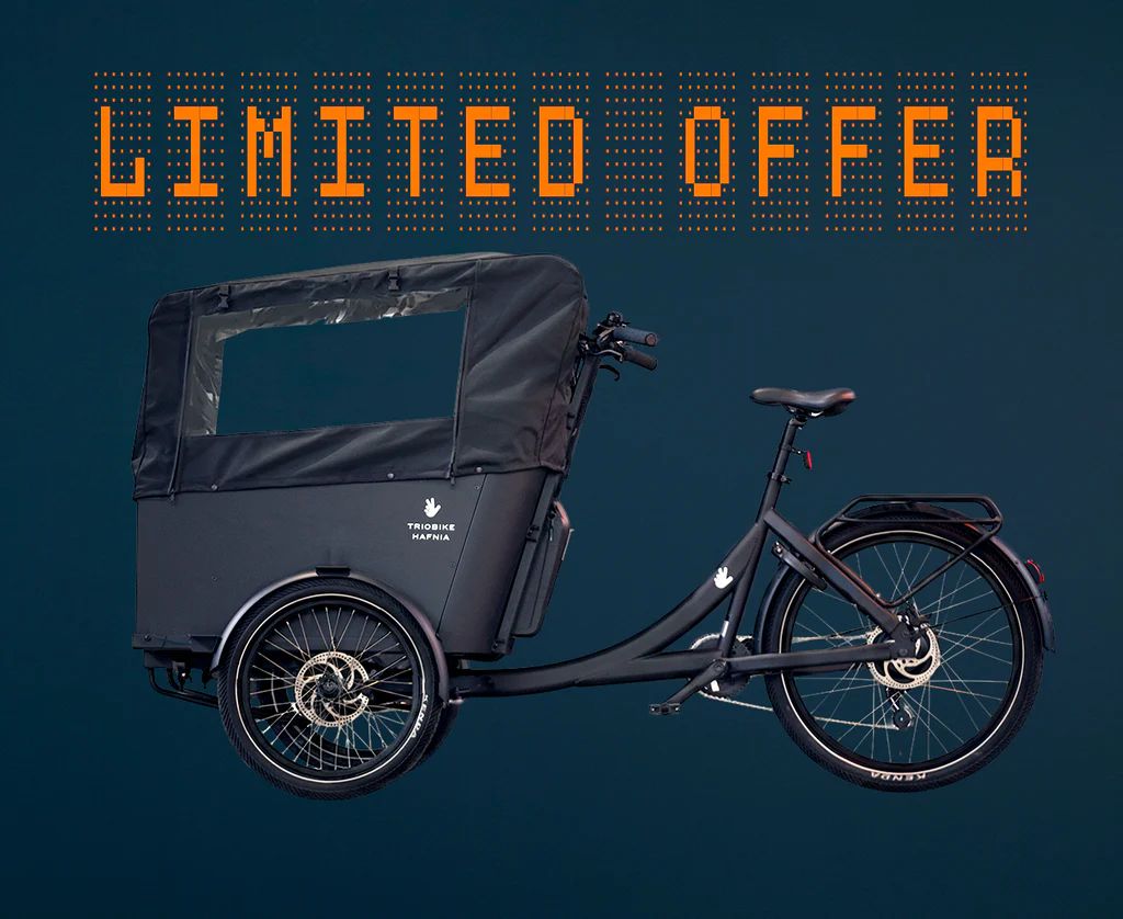 triobike hafnia el ladcykel med udstyrspakke
