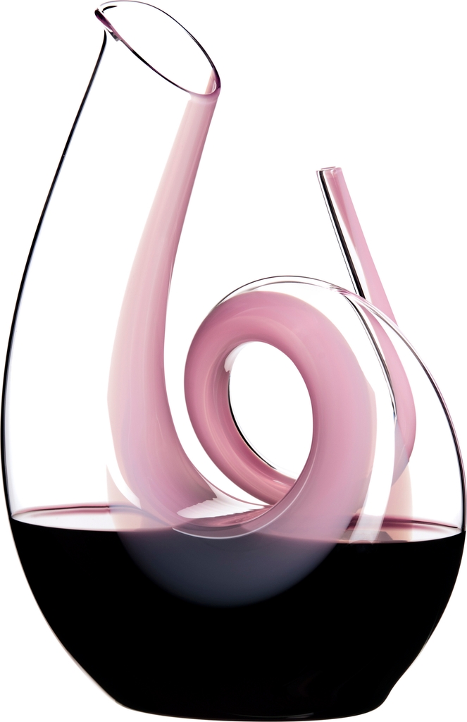 Riedel Decanter Curly Pink 2011/04 No_Color - Vinkarafler hos Magasin