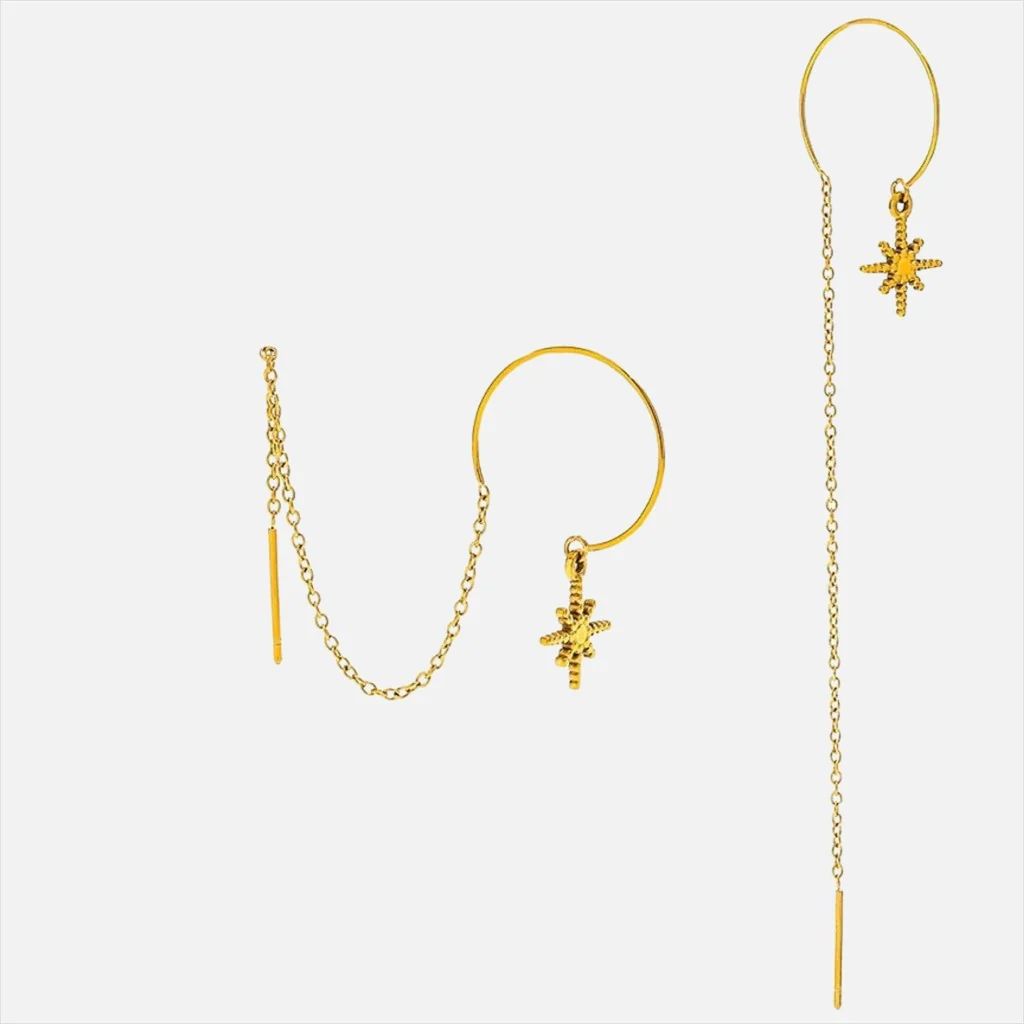 rosalia earrings - 18k gold plated