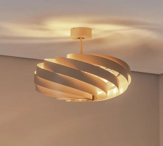 Euluna Loftlampe Vento Beige Ø 60 cm Loftplafond