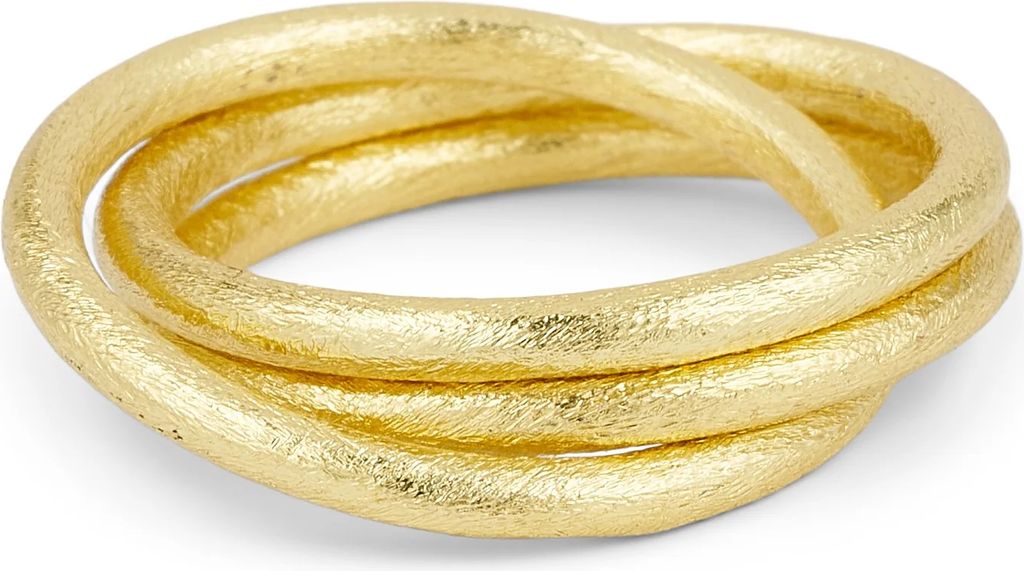birtha trio-ring - 24k guldbelagt
