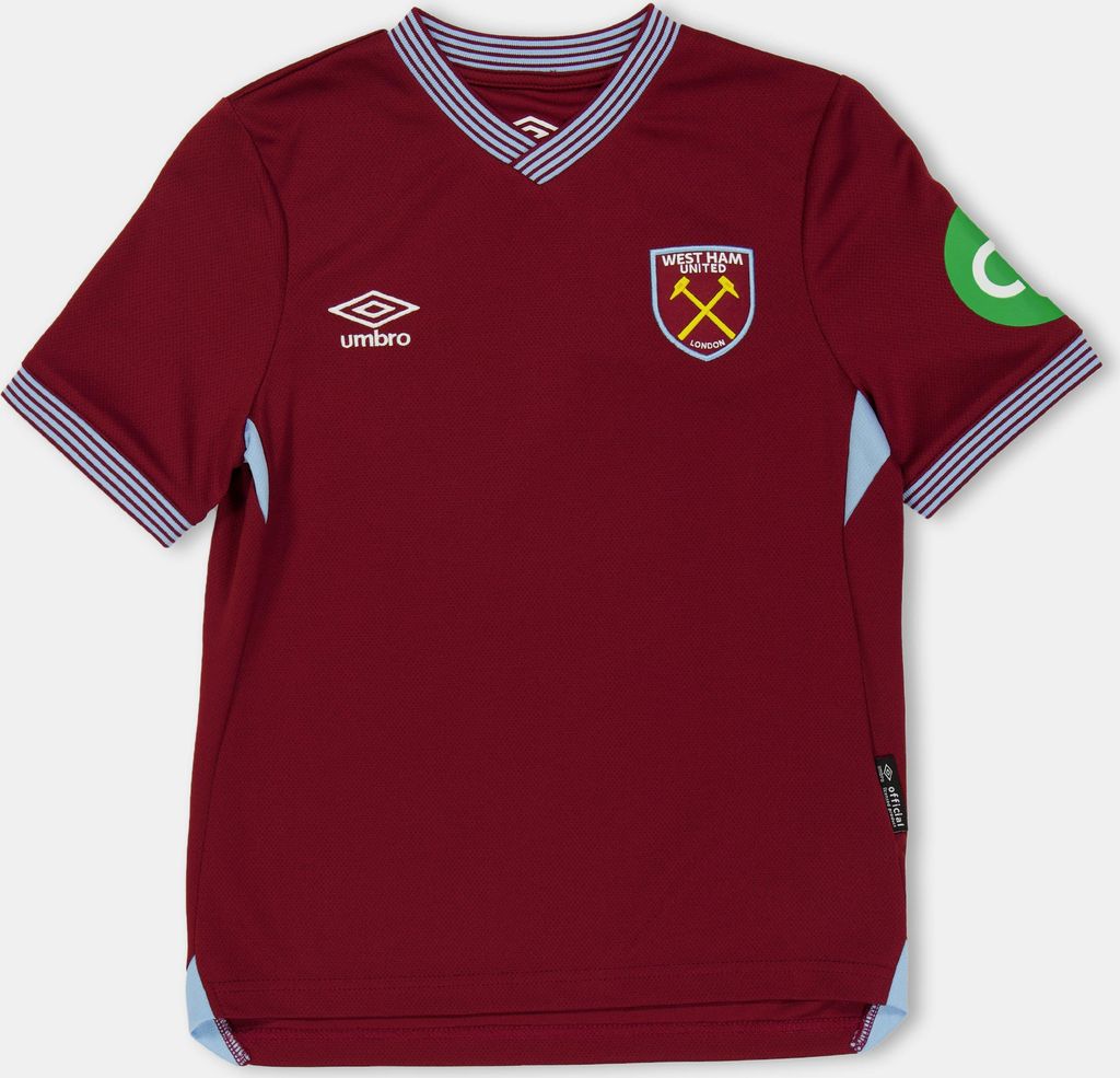 umbro west ham united home shirt 2025 2026 juniors