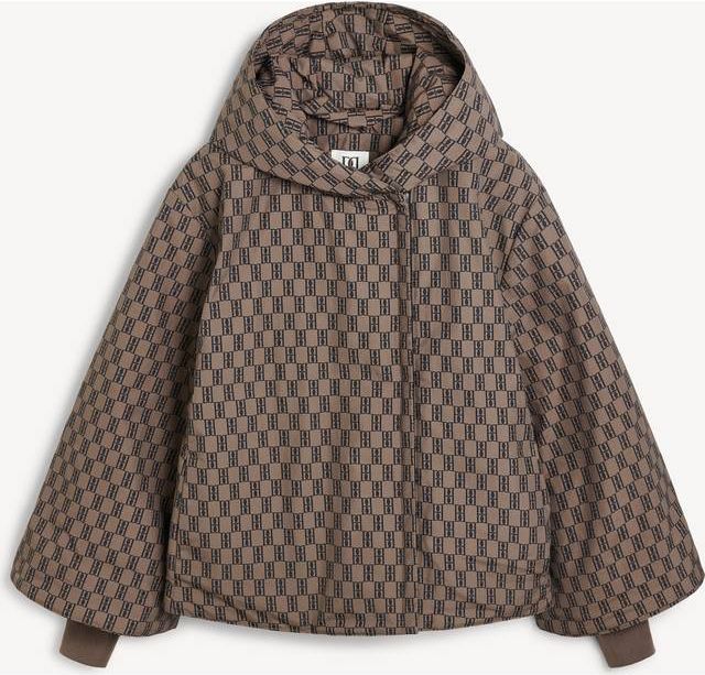 By Malene Birger Sallie Jakke Genanvendt Bomuld Dark Mahogany