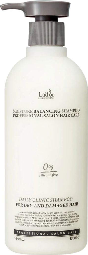 La'dor - Moisture Balancing Shampoo 530 ml - Hvid
