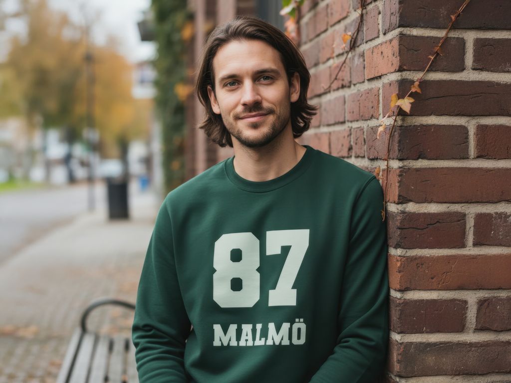 Sweatshirt Egen Tekst Collegestil