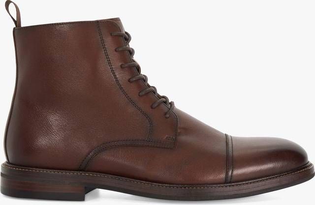 Dune London Matias Toecap Detail Ankle Boots - Brown