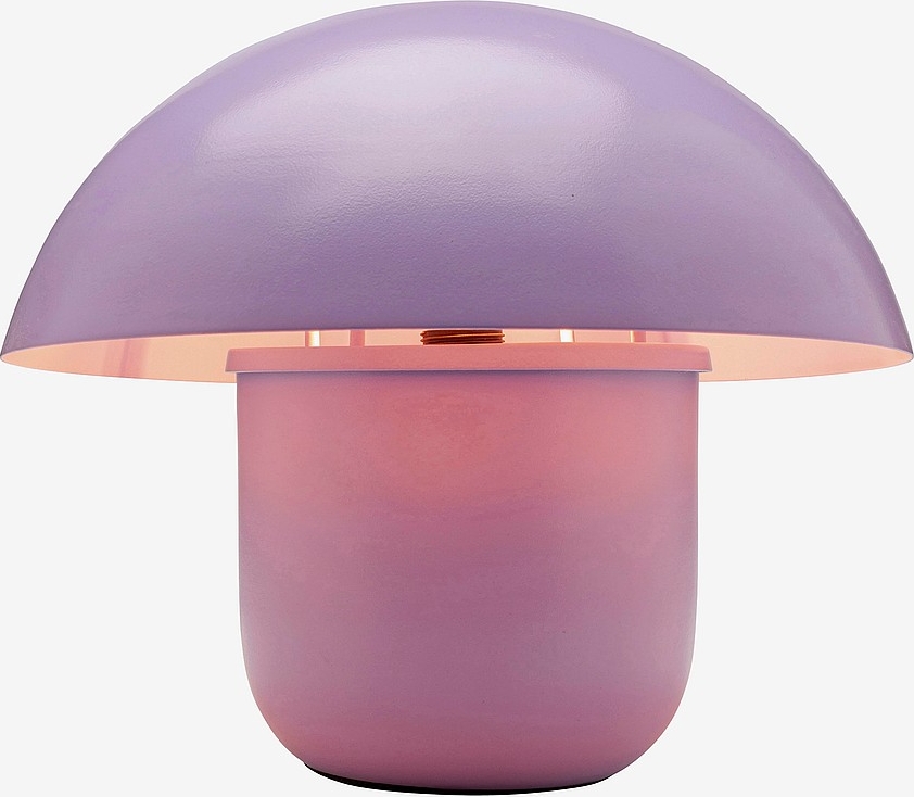 KARE Design - Bordlampe Mushroom Purple 27cm - Lilla