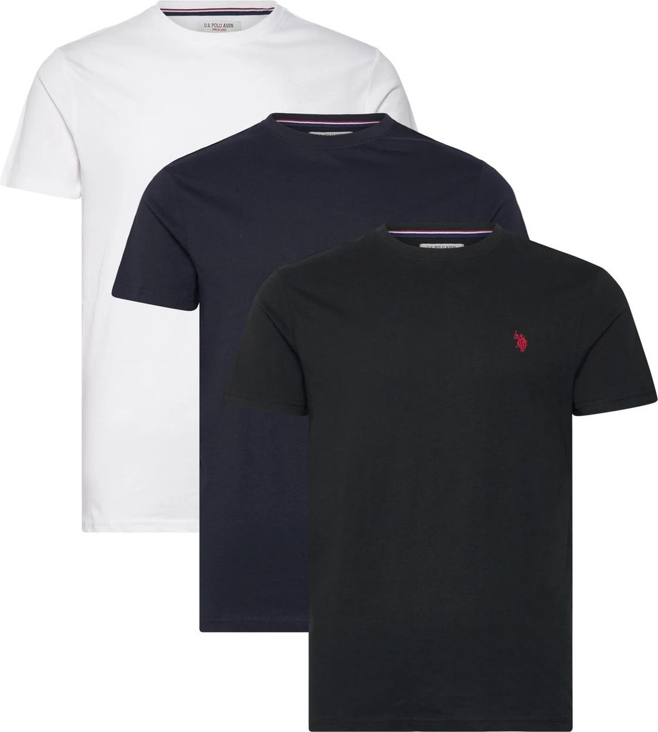 U.S. POLO ASSN. Uspa T-Shirt Arjun 3-Pack |Multi/patterned |M