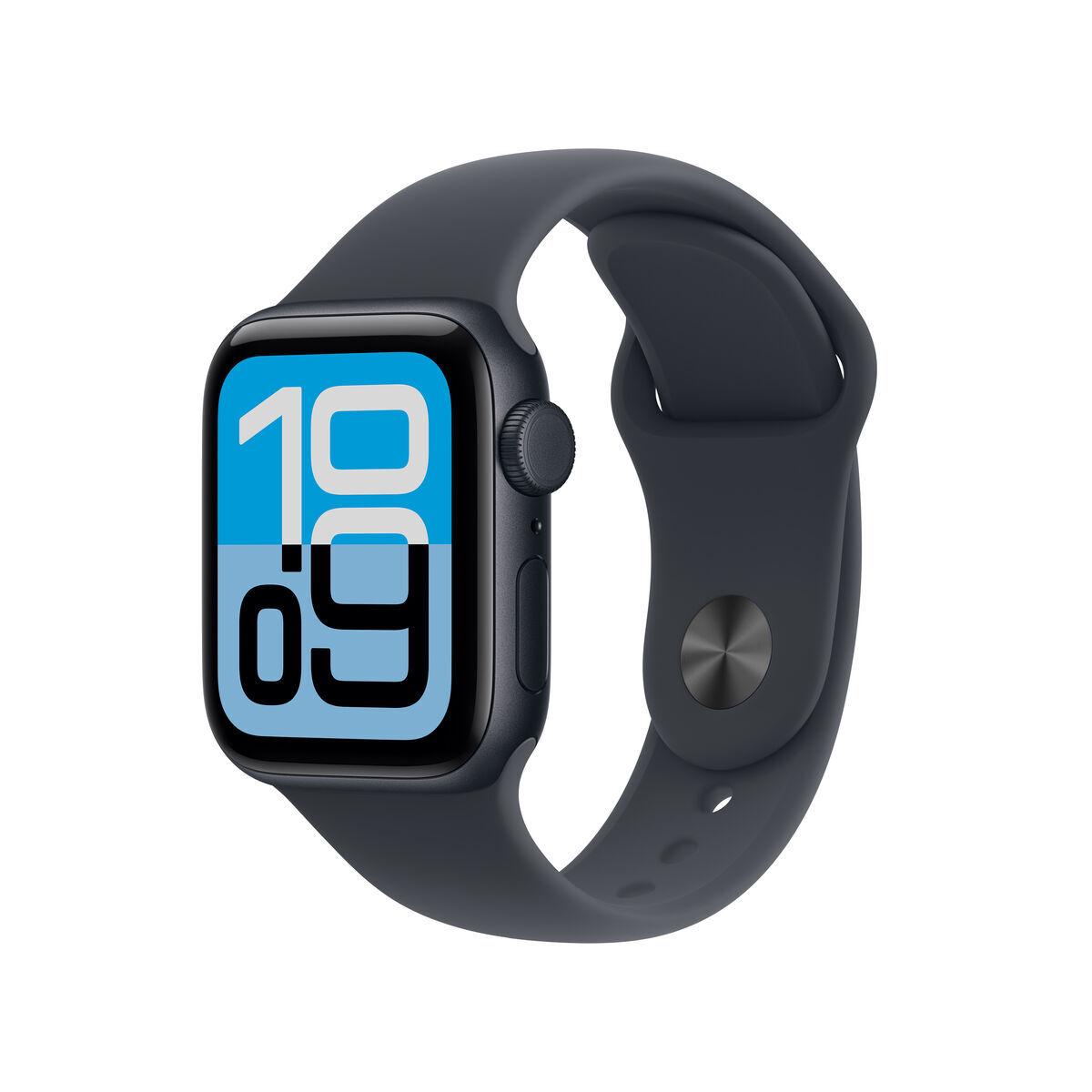 apple watch se 3&nbsp;gps&nbsp;44mm&nbsp;midnight aluminium case with midnight sport band - m/l