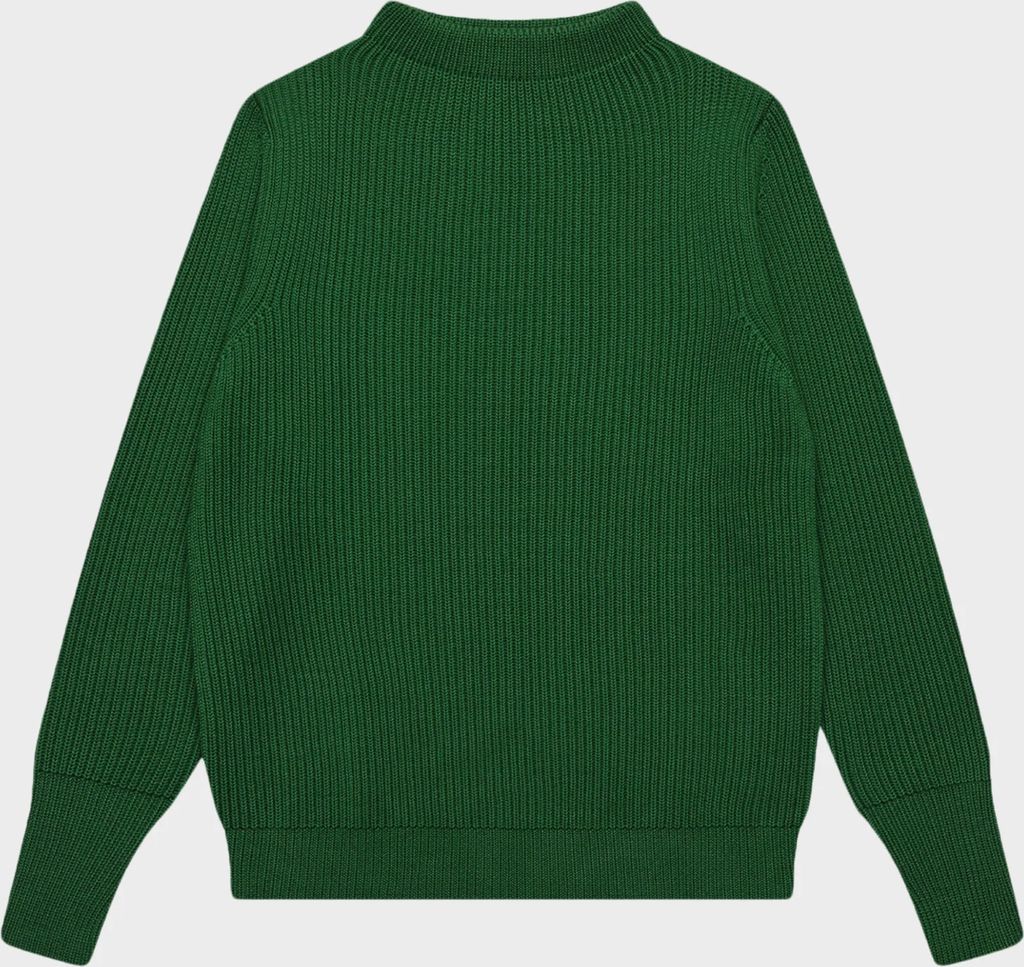 navy crewneck green