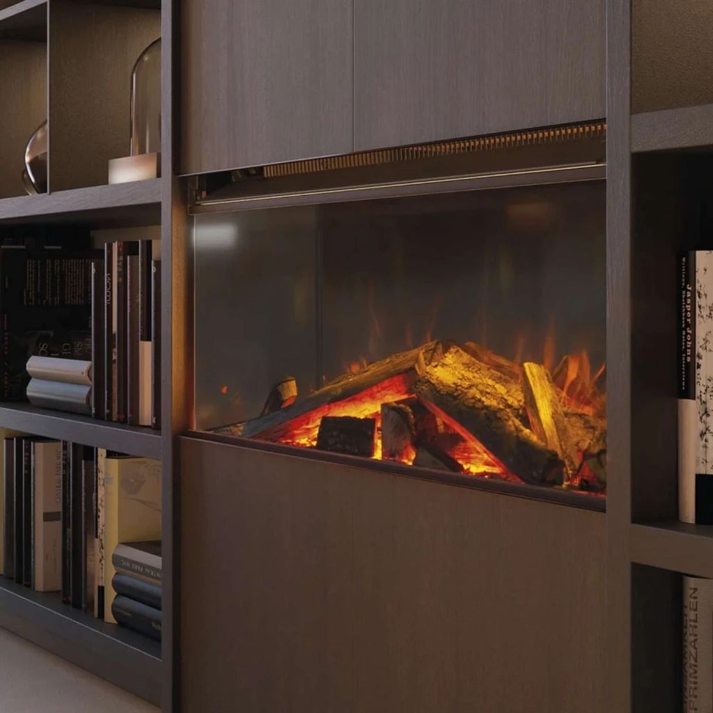 La Nordica Lumen 870 Electric Fireplace – Italian Design | LED Flames & 2 kW Heating