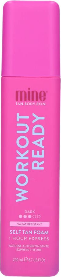MineTan Workout Ready Self Tan Foam 1 Hour Express 200 ml