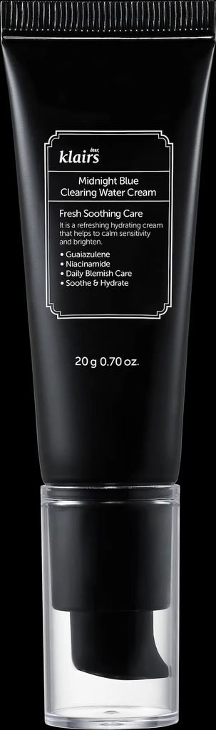 midnight blue clearing water cream 20g