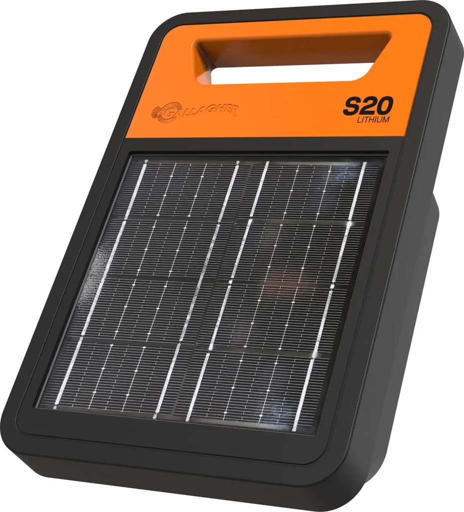 Batterihegn S20 med solcellepanel