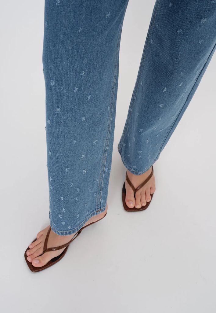 2nd flossy - distressed denim
