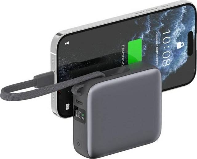 4smarts Pocket Powerbank Dubbla USB-C Kablar