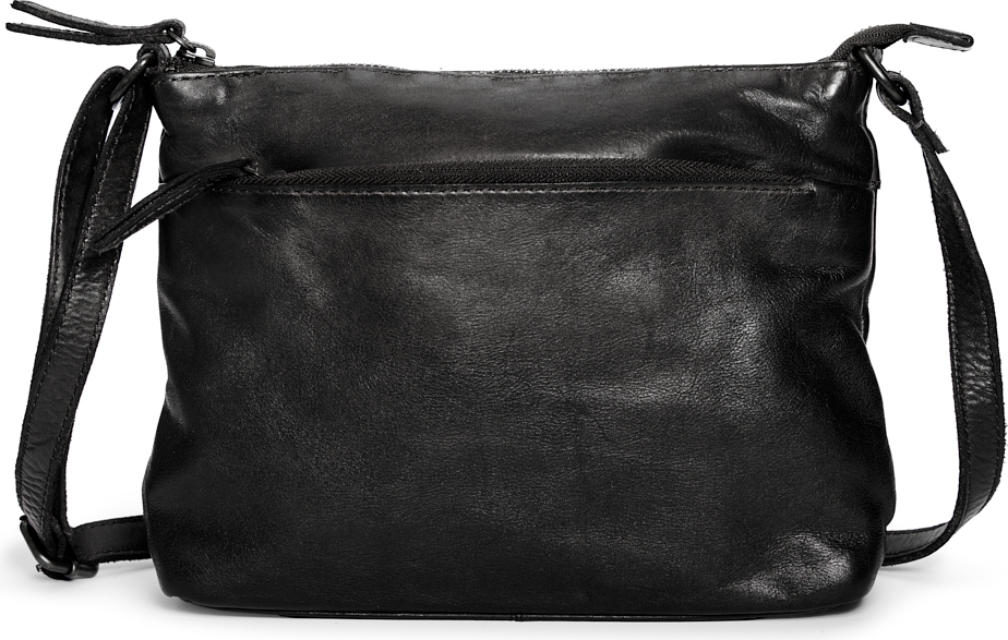 Pia Ries Crossbody Skind Skuldertaske - Sort