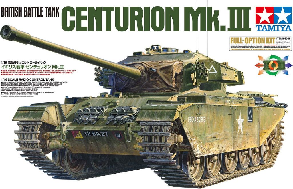 Tamiya RC British Battle Tank Mk III Full-Option Kit
