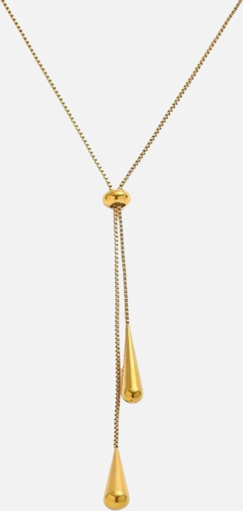 muun studios sara adjustable necklace - 18k gold plated