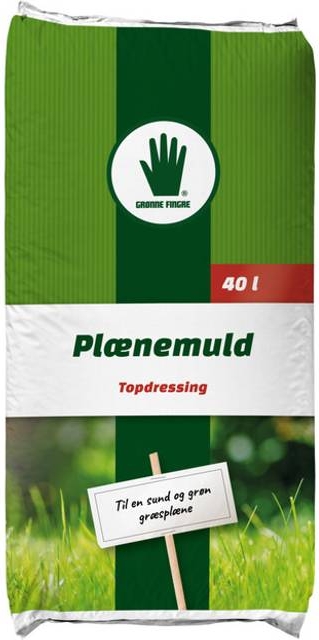 Grønne Fingre Plænemuld Topdressing 40 Liter Plantejord