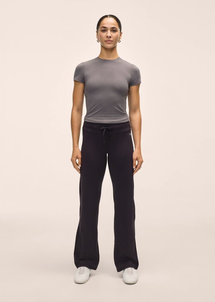 Casall Soft Touch Straight Pant - Black - M