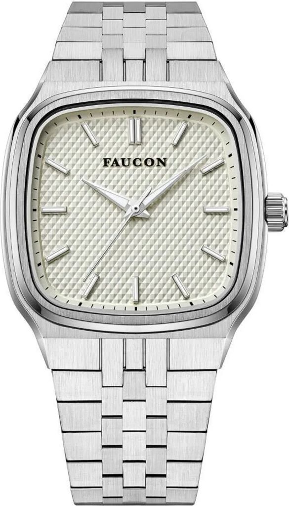 Faucon Square F10078 Herre Quartz Mineralglas