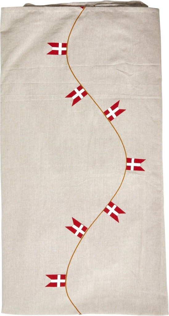 dug med dannebrog print 140x320 cm.