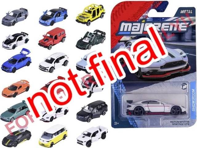 Majorette Showroom Premium Bil 7.5 cm Flere Varianter