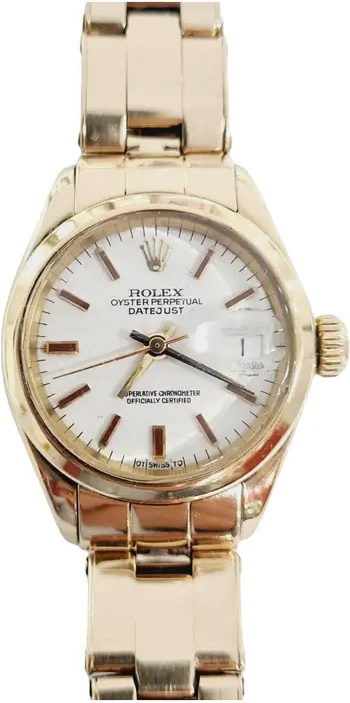 lady datejust 26mm yellow gold watch