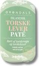 GRØNDALS - Torske Lever Paté
