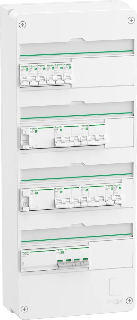 resi9 xp pw boligtavle 4r 2xrcd, 8x1pn, 4x3pn mcb