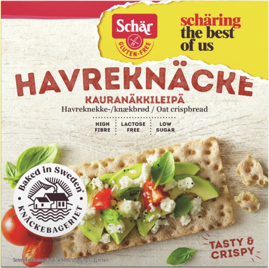 Schär Havreknækbrød Glutenfri 215 g