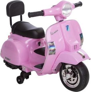 vespa px150 elmotorcykel pink