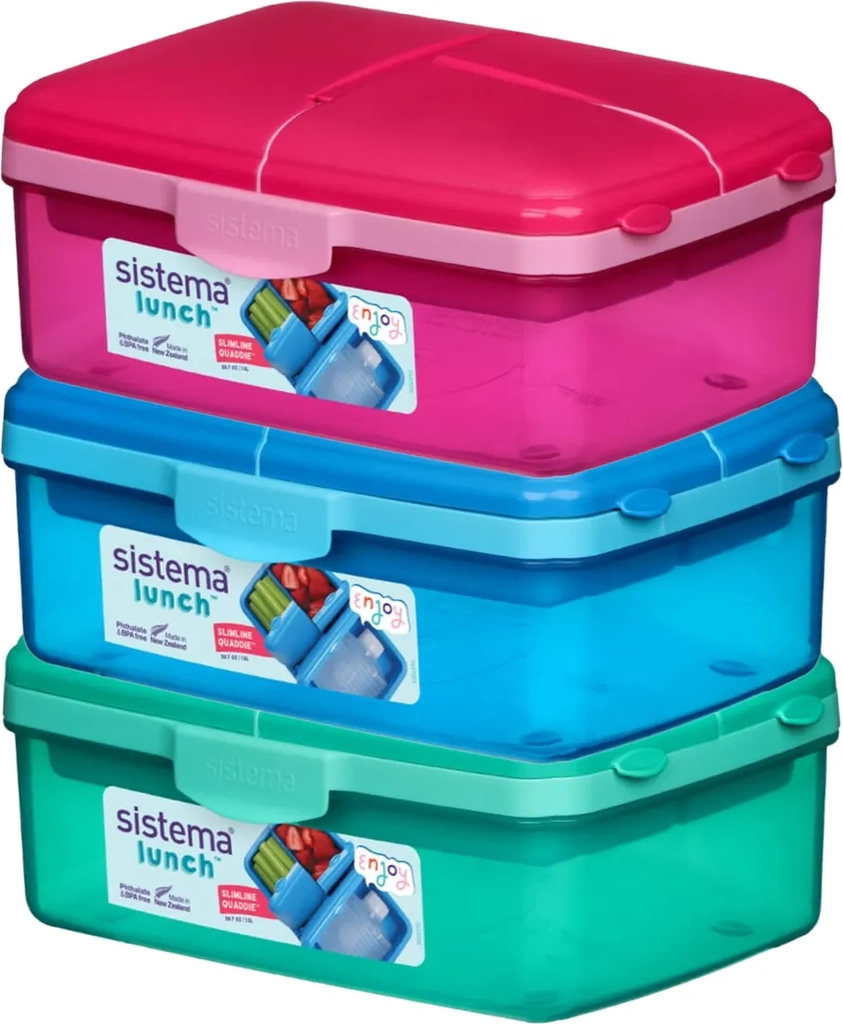 slimline quaddie lunchbox 1.5 l