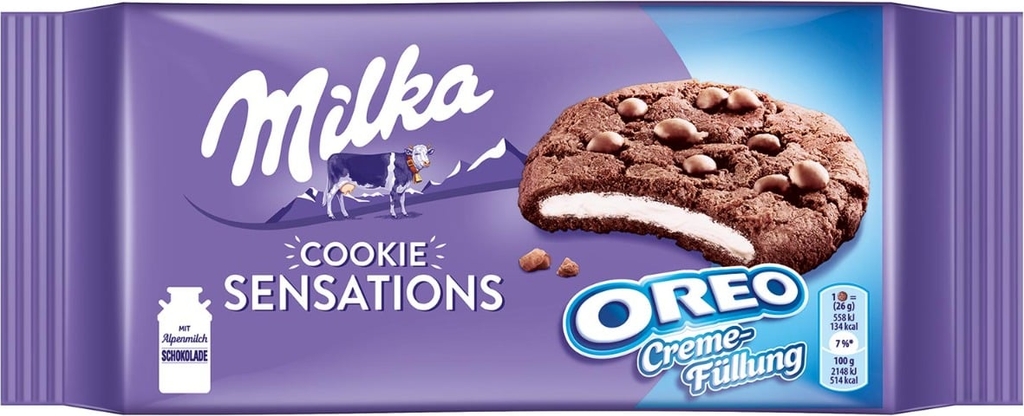 Milka Cookie Sensations Oreo 156 gram