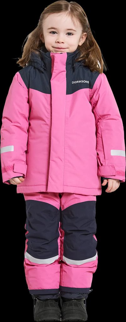 didriksons kids' skare set sweet pink
