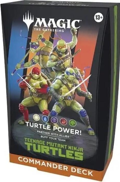 teenage mutant ninja turtles - commander deck - turtle power! - magic the gathering