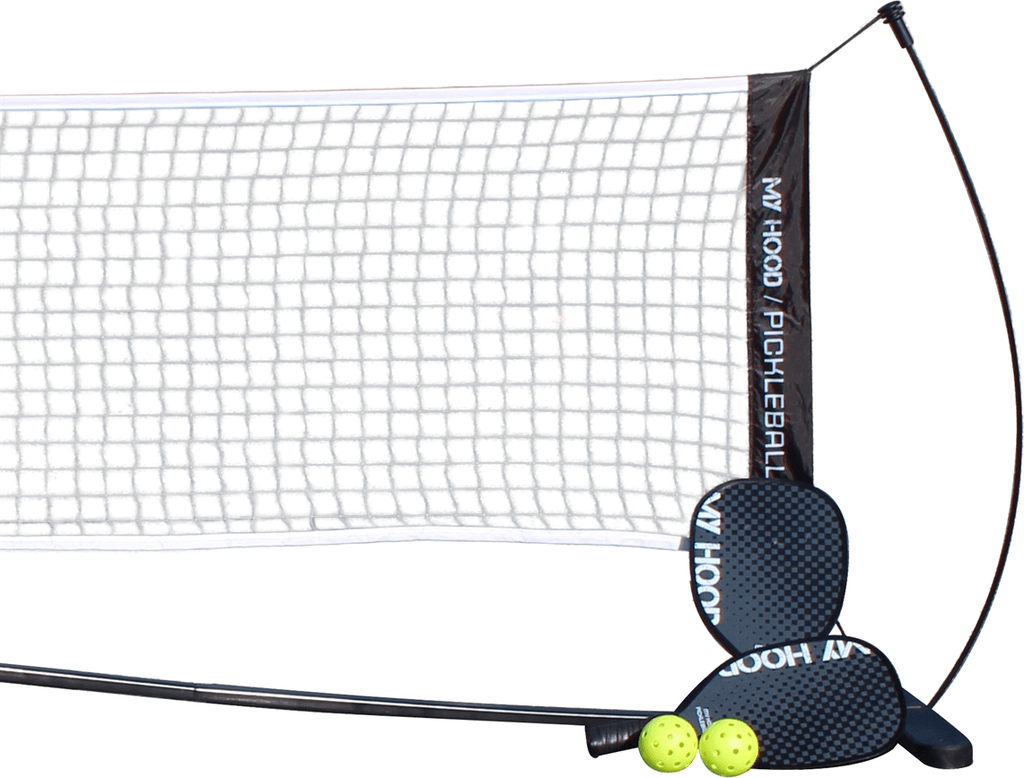 My Hood - Pickleball sæt m. net og 2 bat