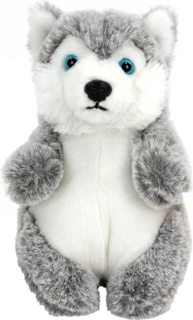 Living Nature Bamse 16 x 10 cm Baby Husky Grå
