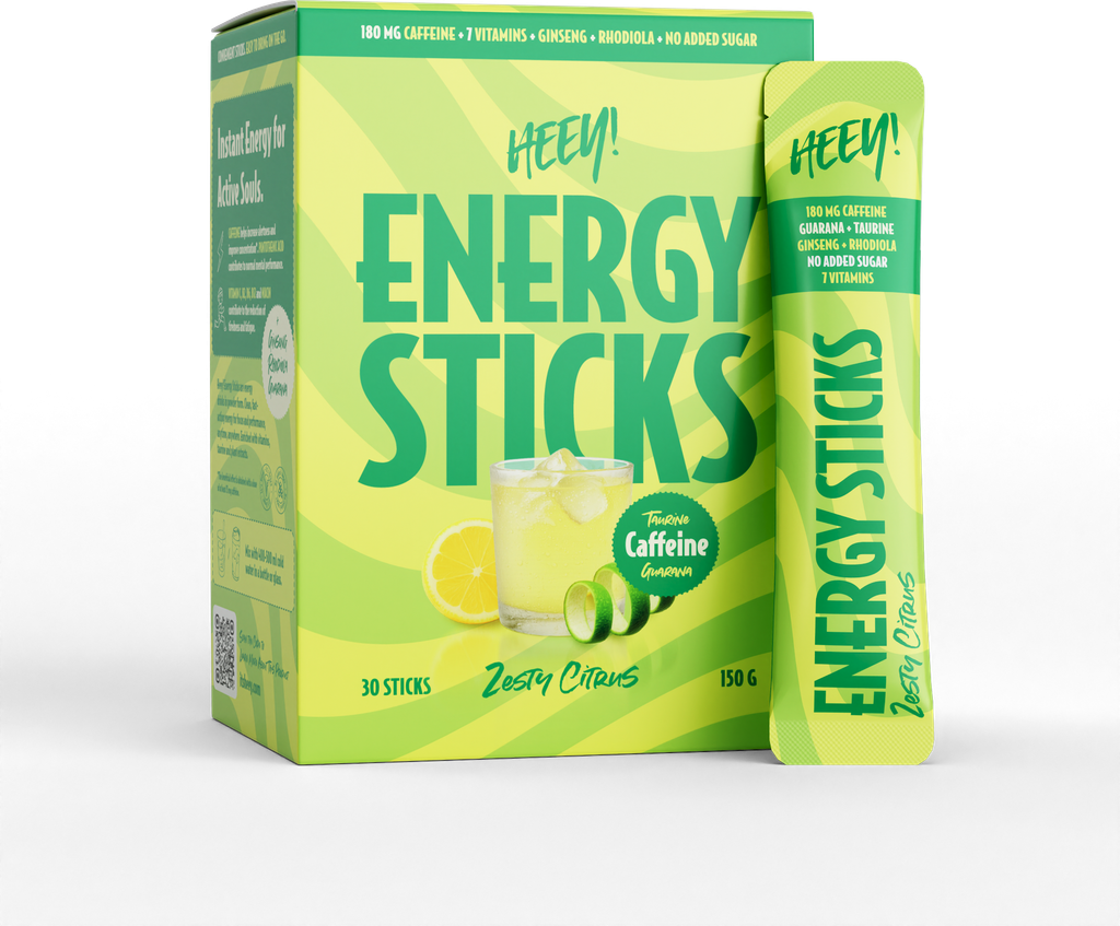 heey! energy sticks koffein + guarana zesty citrus 30x5g